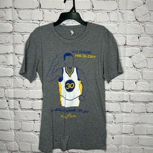 Steph Curry In Jesus Name I Play T-Shirt
